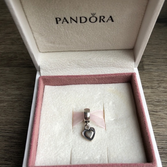 Pandora Dangling Heart Charm - Picture 1 of 3